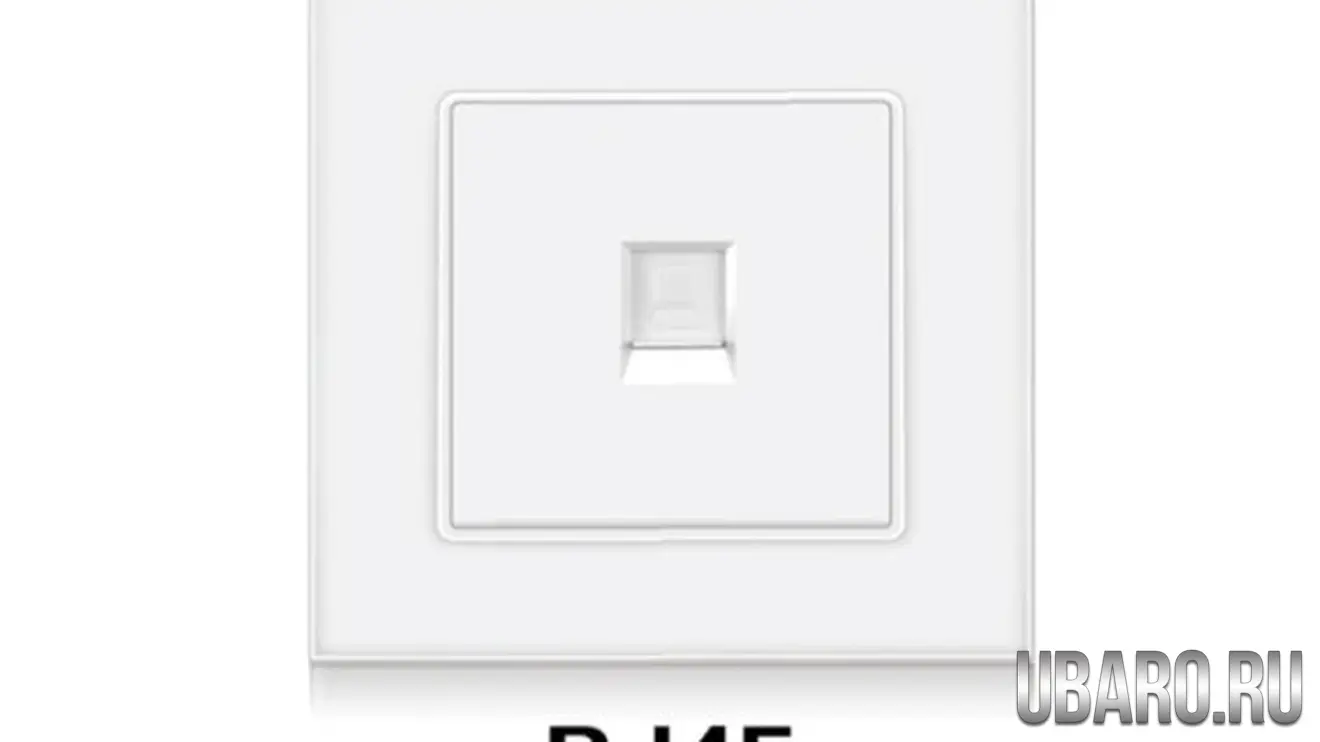 Интернет розетка 86-RJ45-1-W