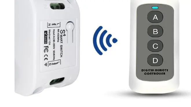 Умный выключатель (контроллер питания )ZS-RF-YK-01(60)