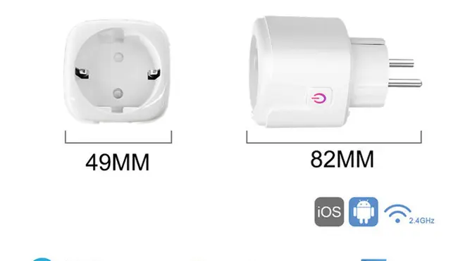 Умная  розетка с Wi-Fi подключением Ty-C-Eu-01(67)