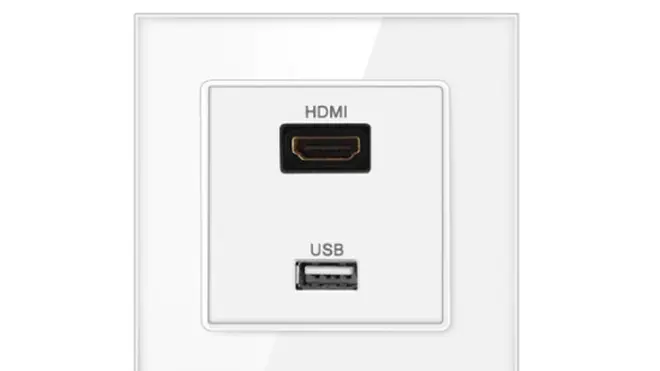 HDMI-USB розетки 86-HDMI-USB-W