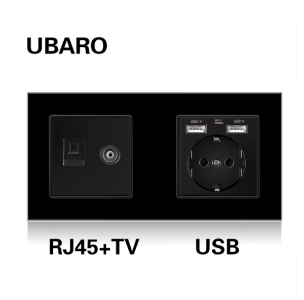 Интернет-телевизор -розетка DS-172-RJ45-U1-B